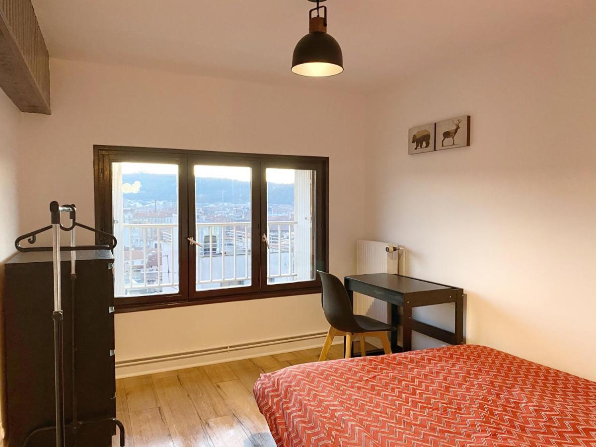014 Chic & Cosy Grand Appart Duplex 76M2 Wifi Smart Tv Netflix Et Vue Panoramique Saint-Etienne  Exterior photo