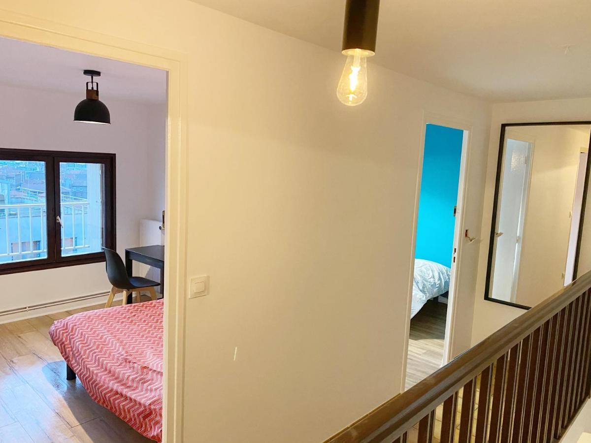 014 Chic & Cosy Grand Appart Duplex 76M2 Wifi Smart Tv Netflix Et Vue Panoramique Saint-Etienne  Exterior photo
